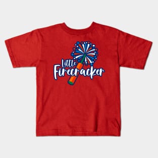 Funny July 4th Little Firecracker Design - 4th of July Fireworks Kids T-Shirt